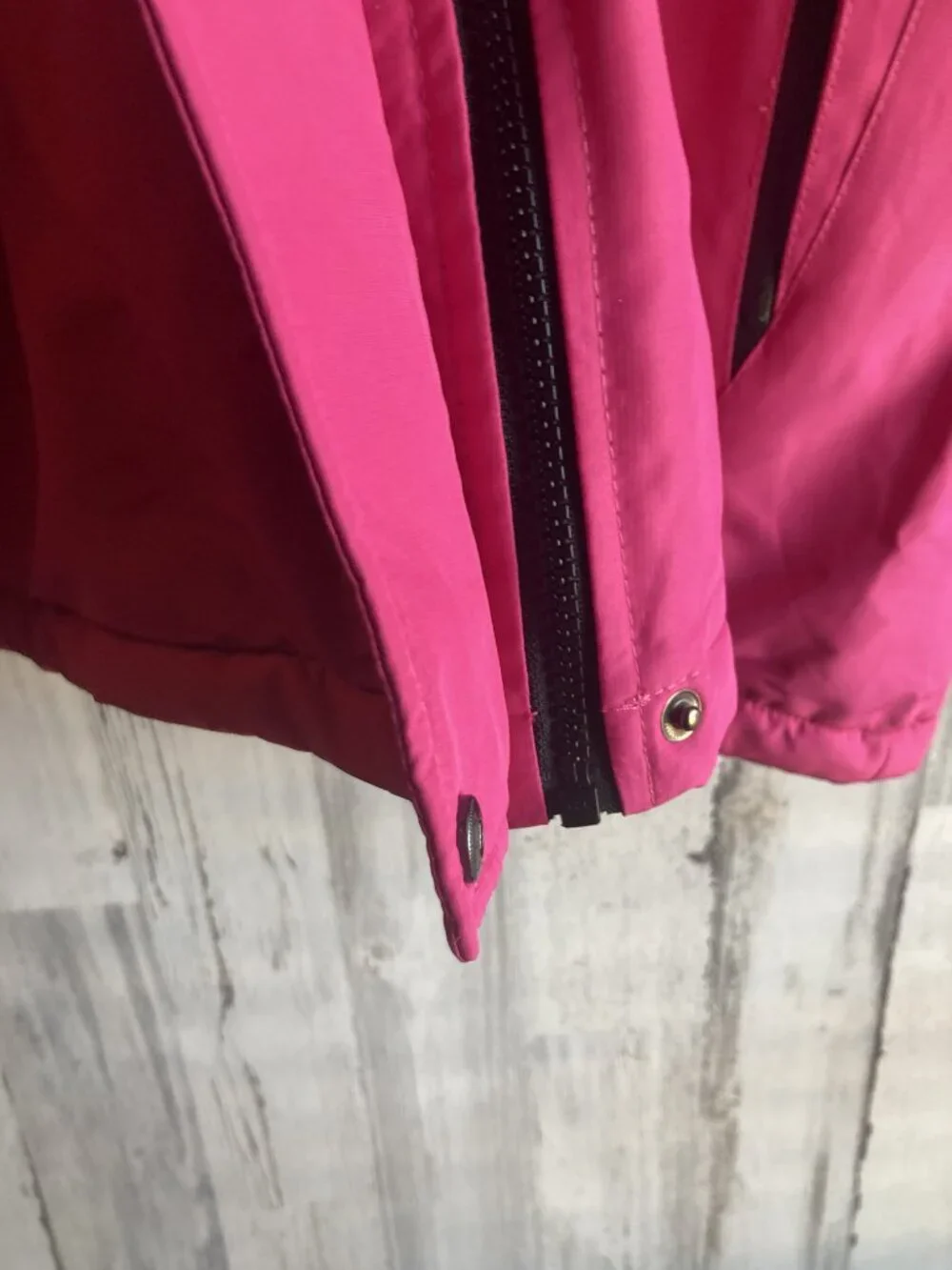 NWT MOERDENG Ski Jacket 2XL Removable Hood Hot Pink Plush Lining
